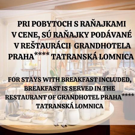 Apartmány Horec Tatranská Lomnica Exterior foto